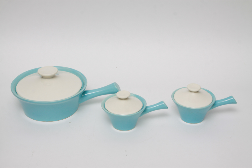 Assortment of Danish and Modern Blue Kitchen Wares