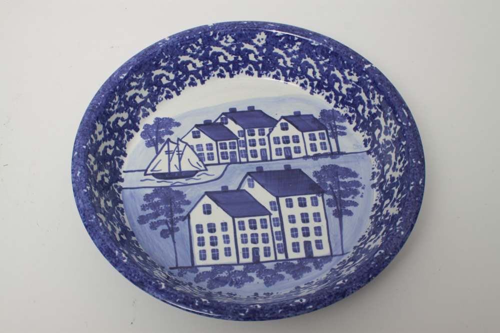 Assortment of Danish and Modern Blue Kitchen Wares