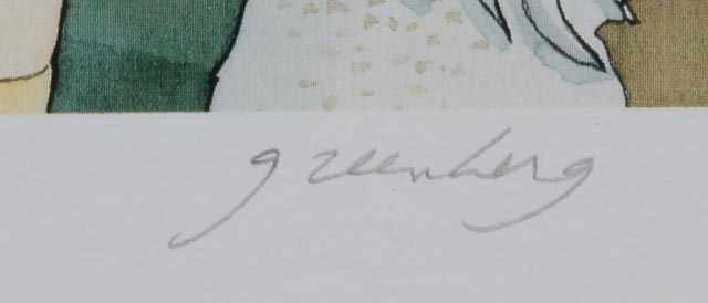 Frances Greenberg Signed Limited Edition Offset Lithograph "Annual Pet Show"