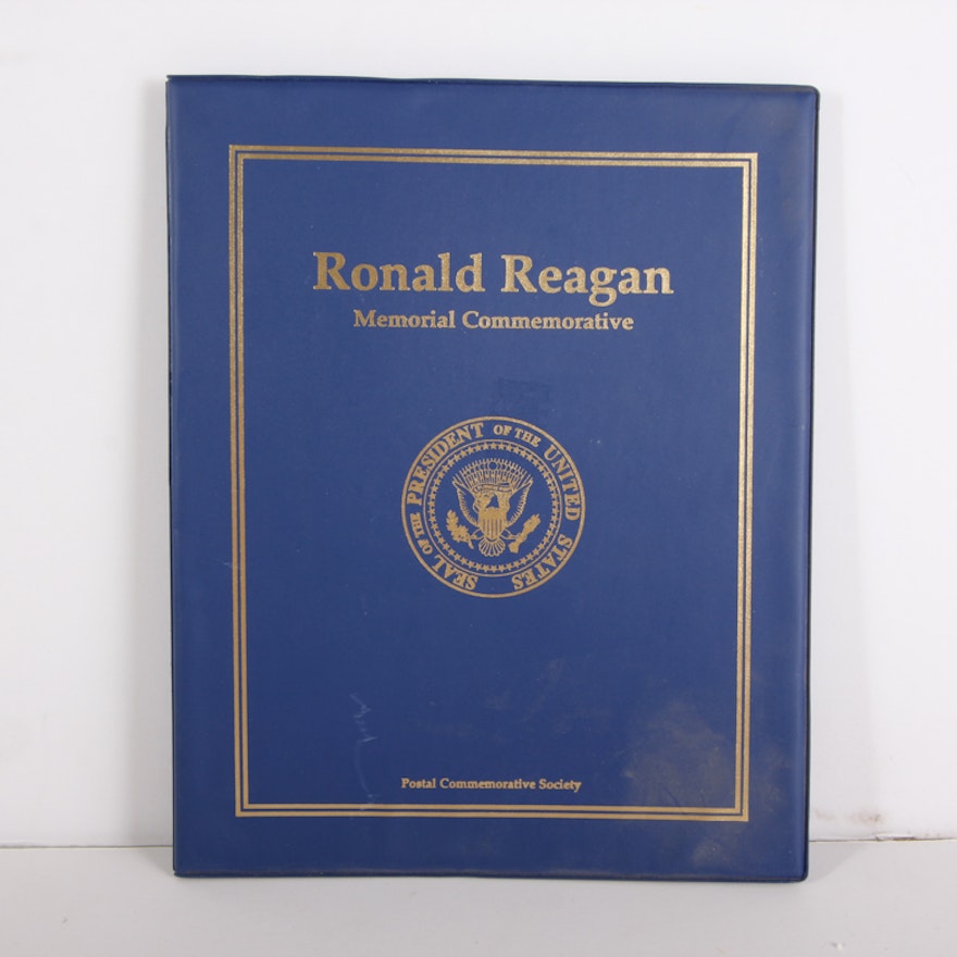Ronald Reagan Memorial Commemorative Book with Coin