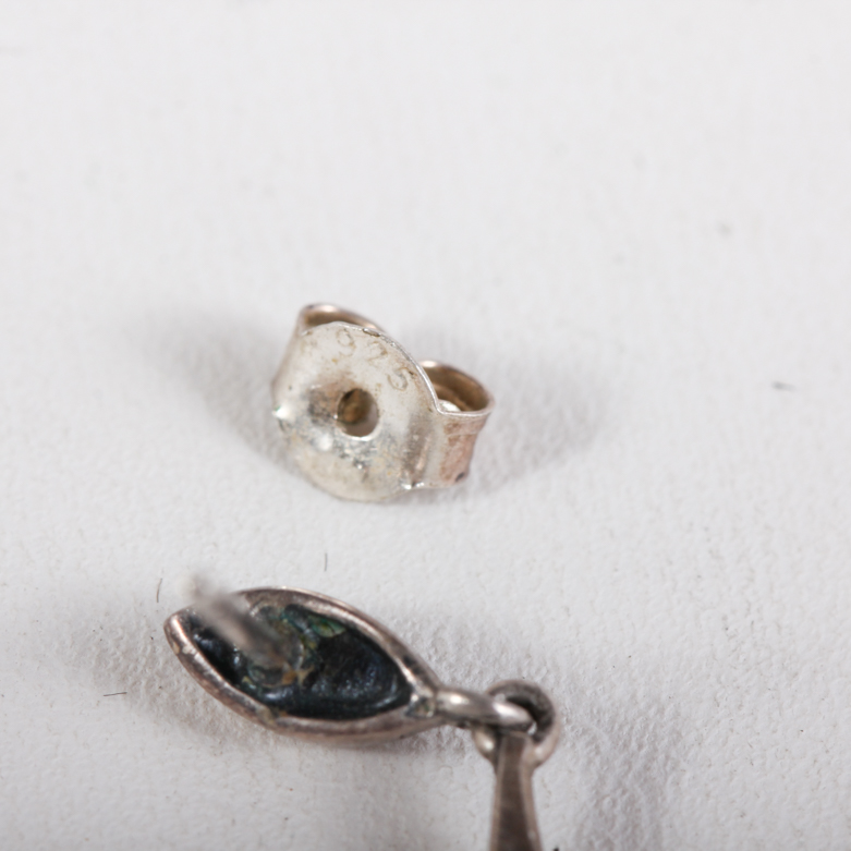 Vintage Sterling and Marcasite Earrings