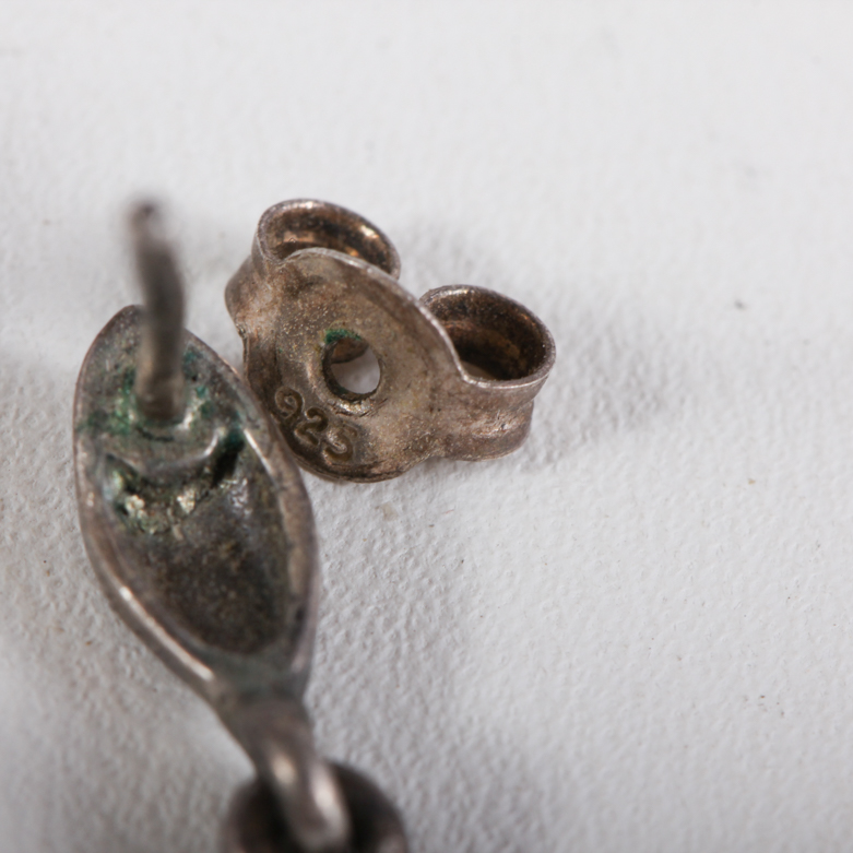 Vintage Sterling and Marcasite Earrings