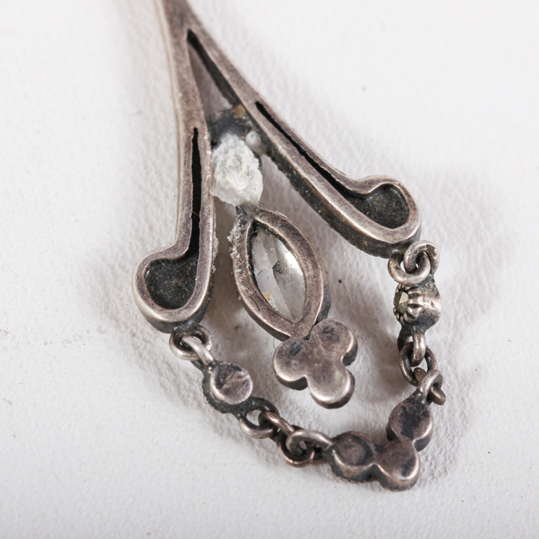 Vintage Sterling and Marcasite Earrings