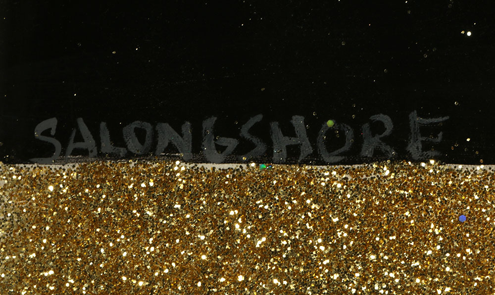 Kate Moss Acrylic Portrait Titled "Sister Kate with Chanel Rosary"