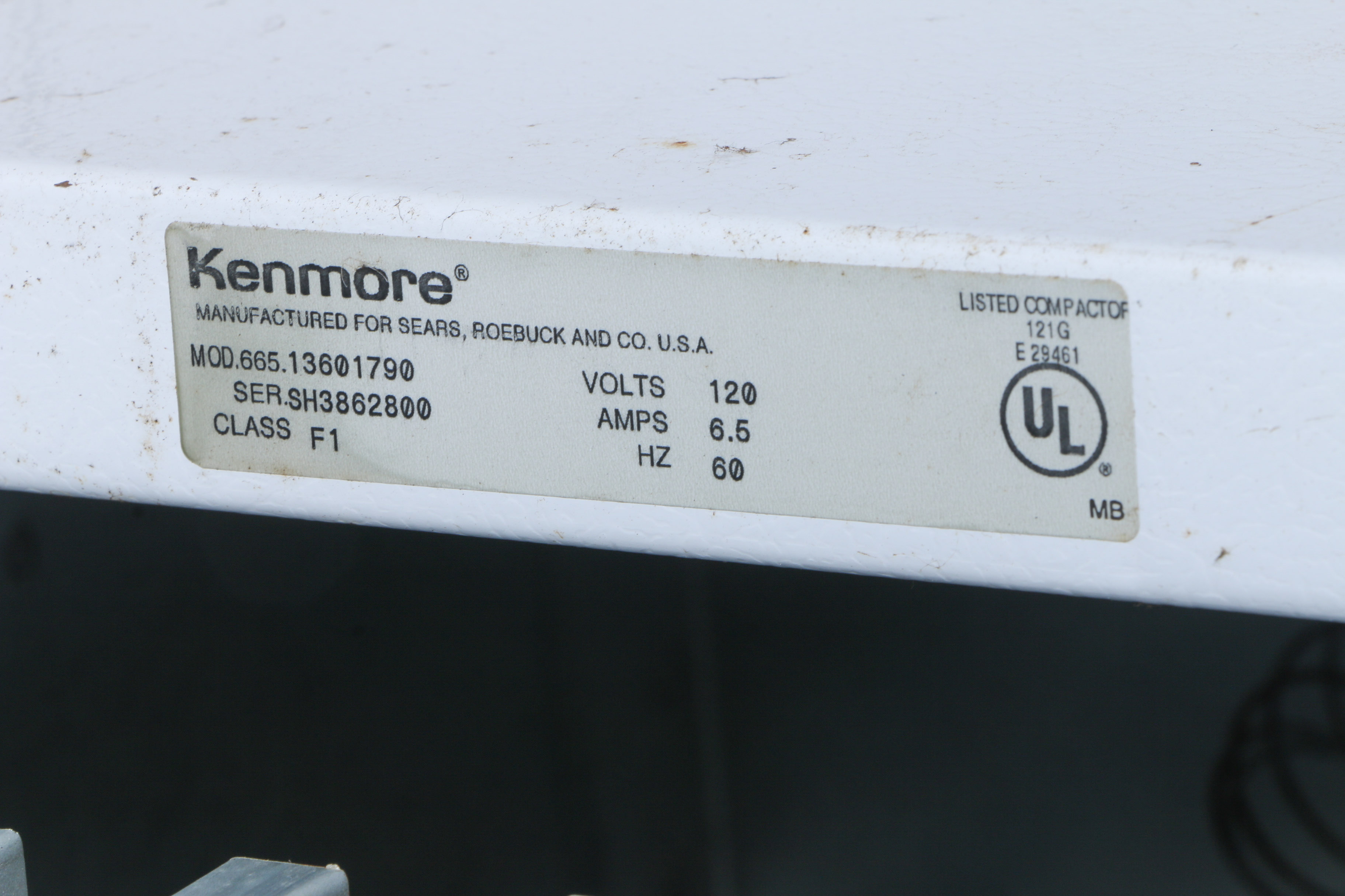 Kenmore Trash Compactor