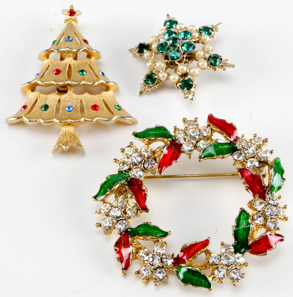 Collection of Holiday Themed Pins