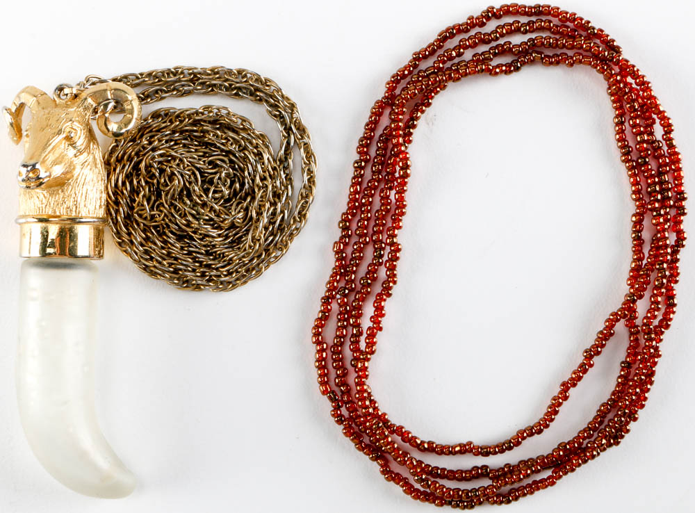 Assortment of Shell and Wood Jewelry