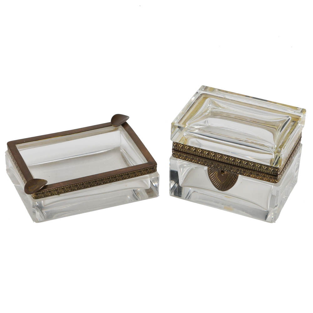 Glass Box and Ash Tray