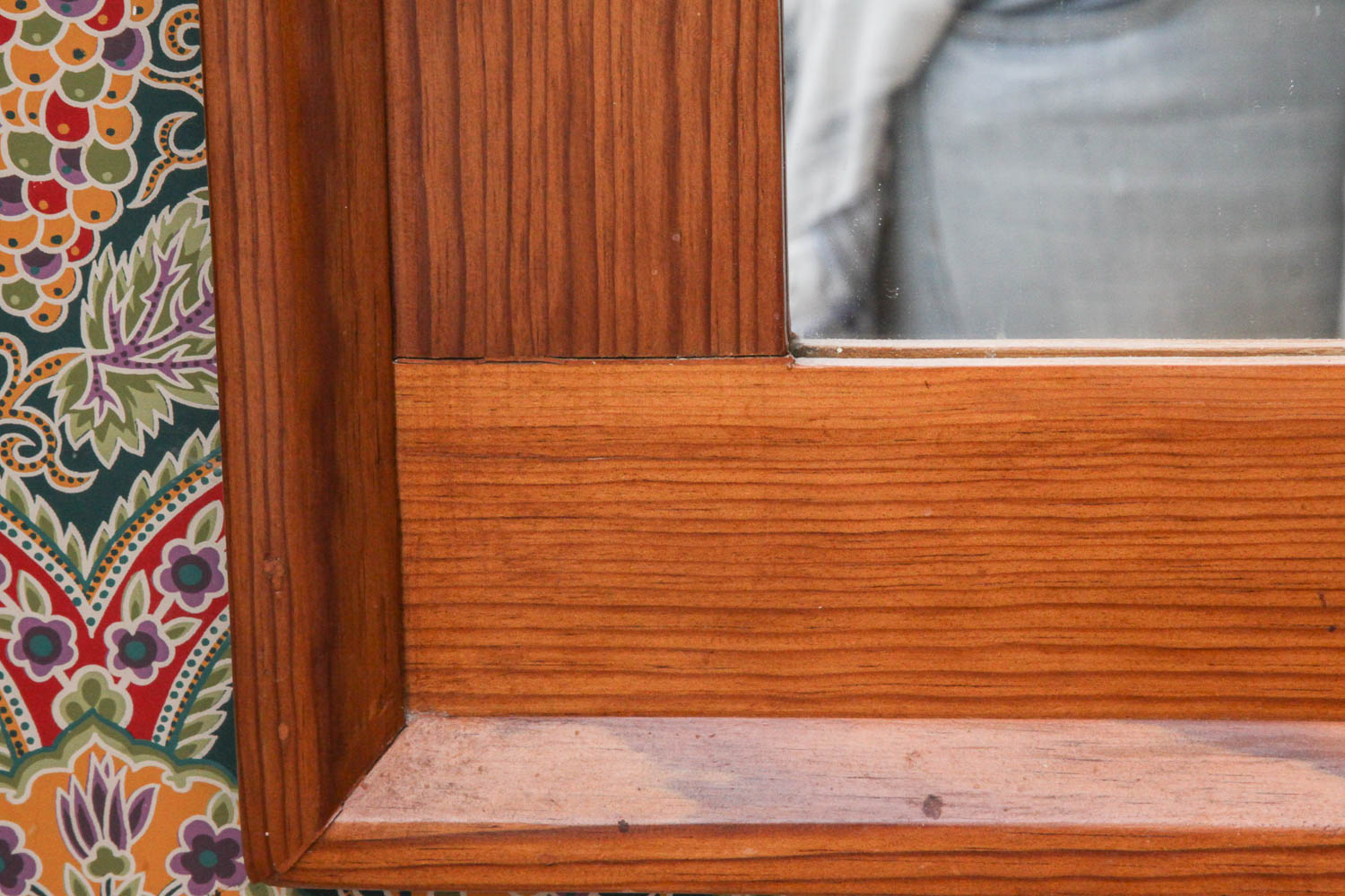 Pair of Pine Wall Mirrors