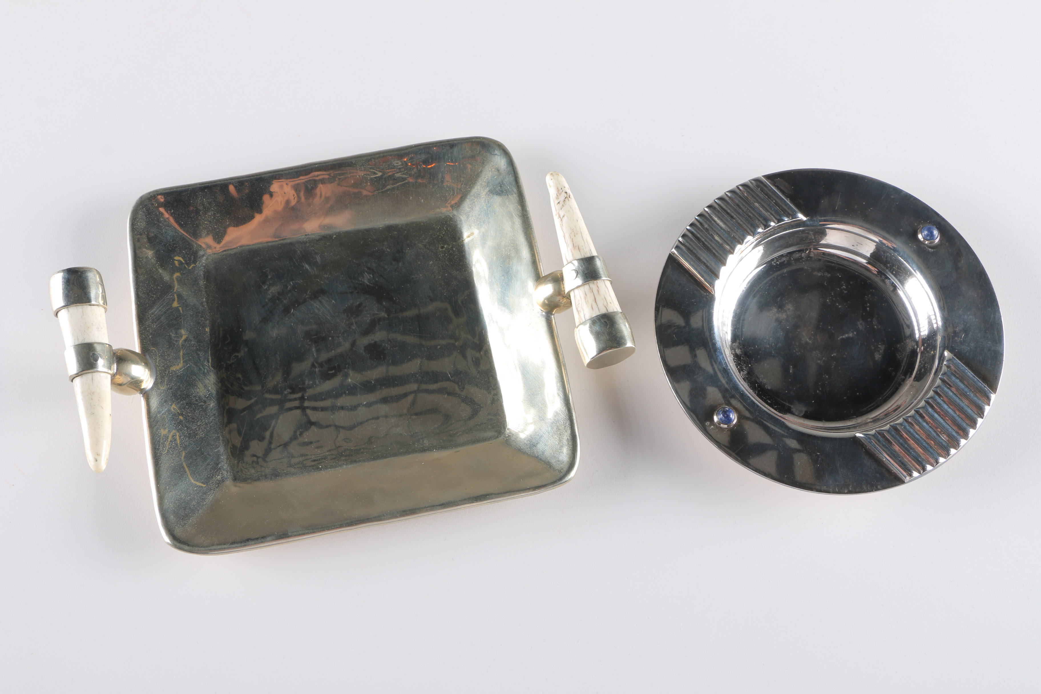 Cartier Ash Receiver with Two Lapis Lazuli Stones and More