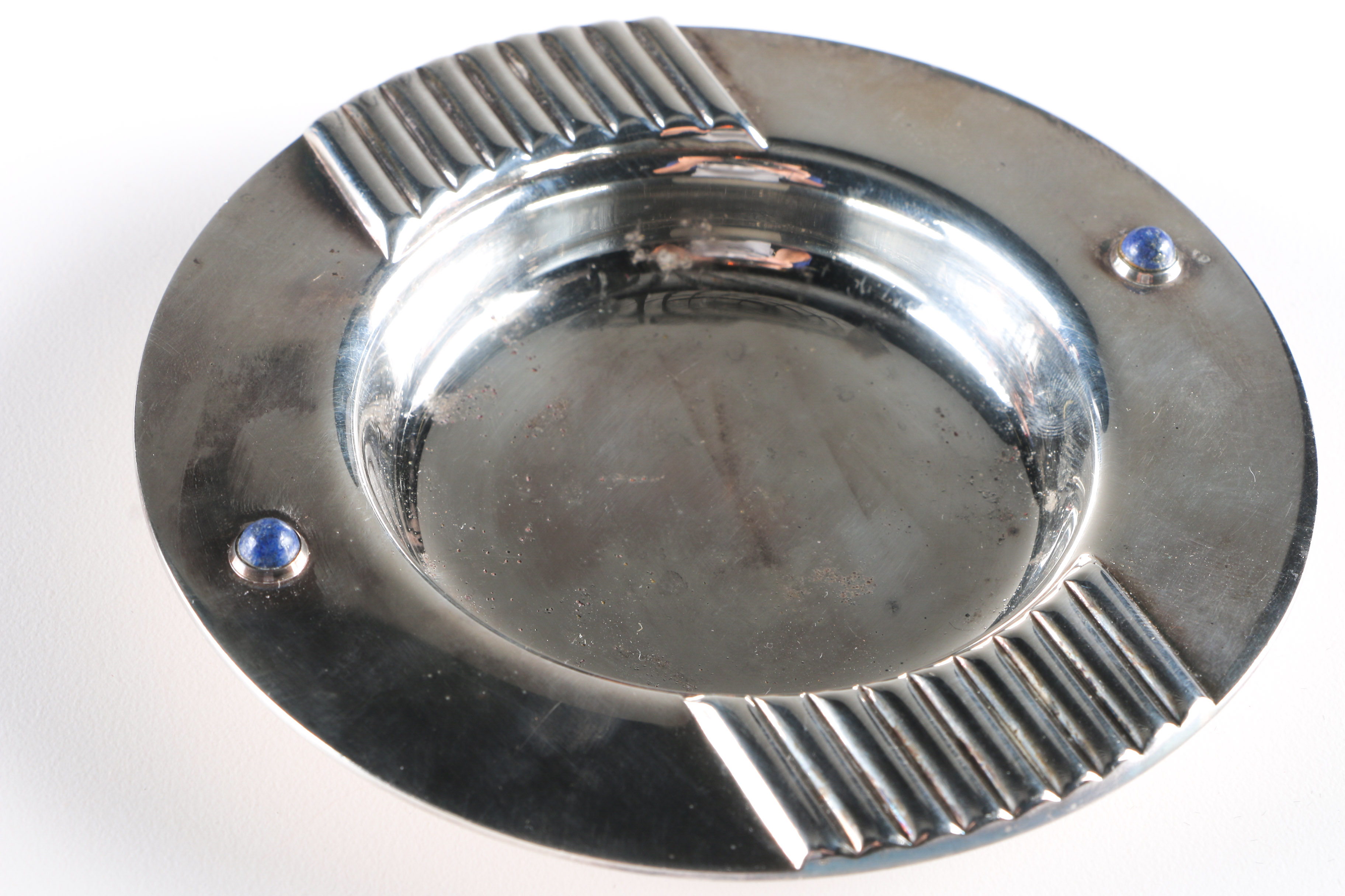 Cartier Ash Receiver with Two Lapis Lazuli Stones and More