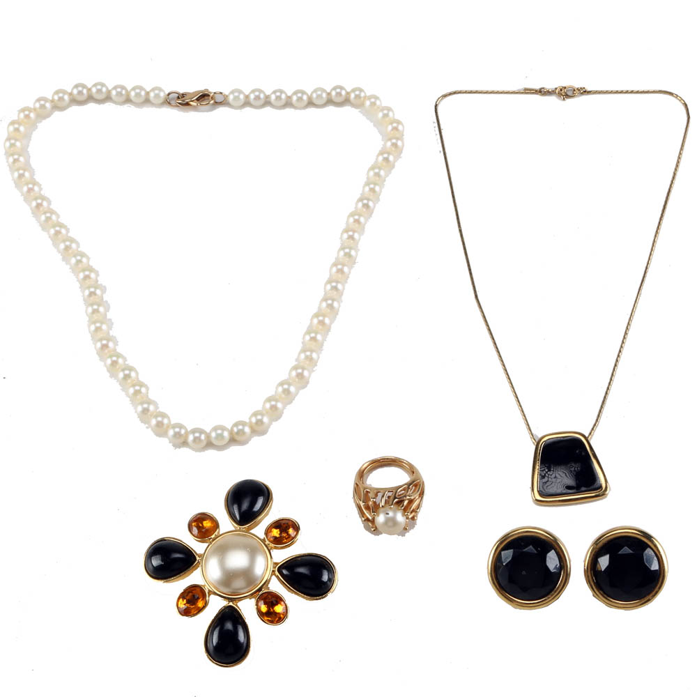 Assortment of Costume Jewelry