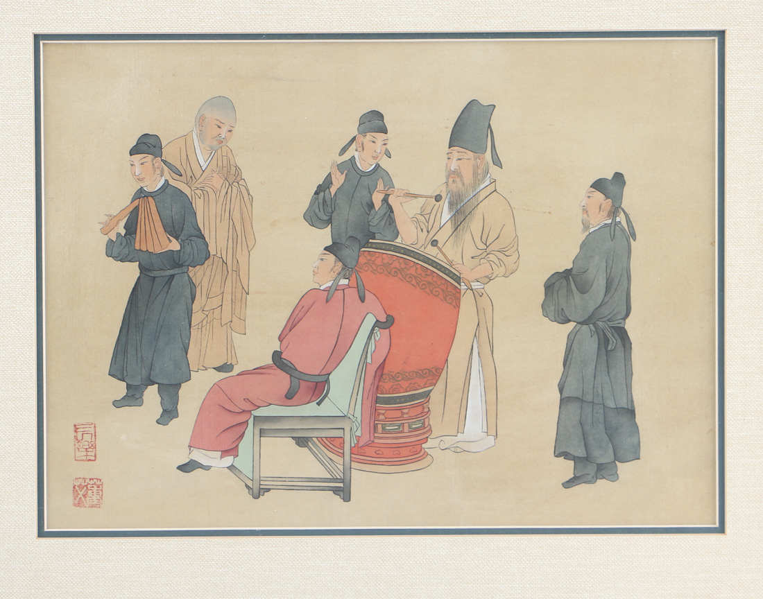 Chinese Print After "Night Revels of Han Xizai"