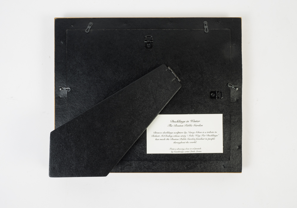 Linda Levine "Make Way for Ducklings Sculpture-Boston" Lithograph