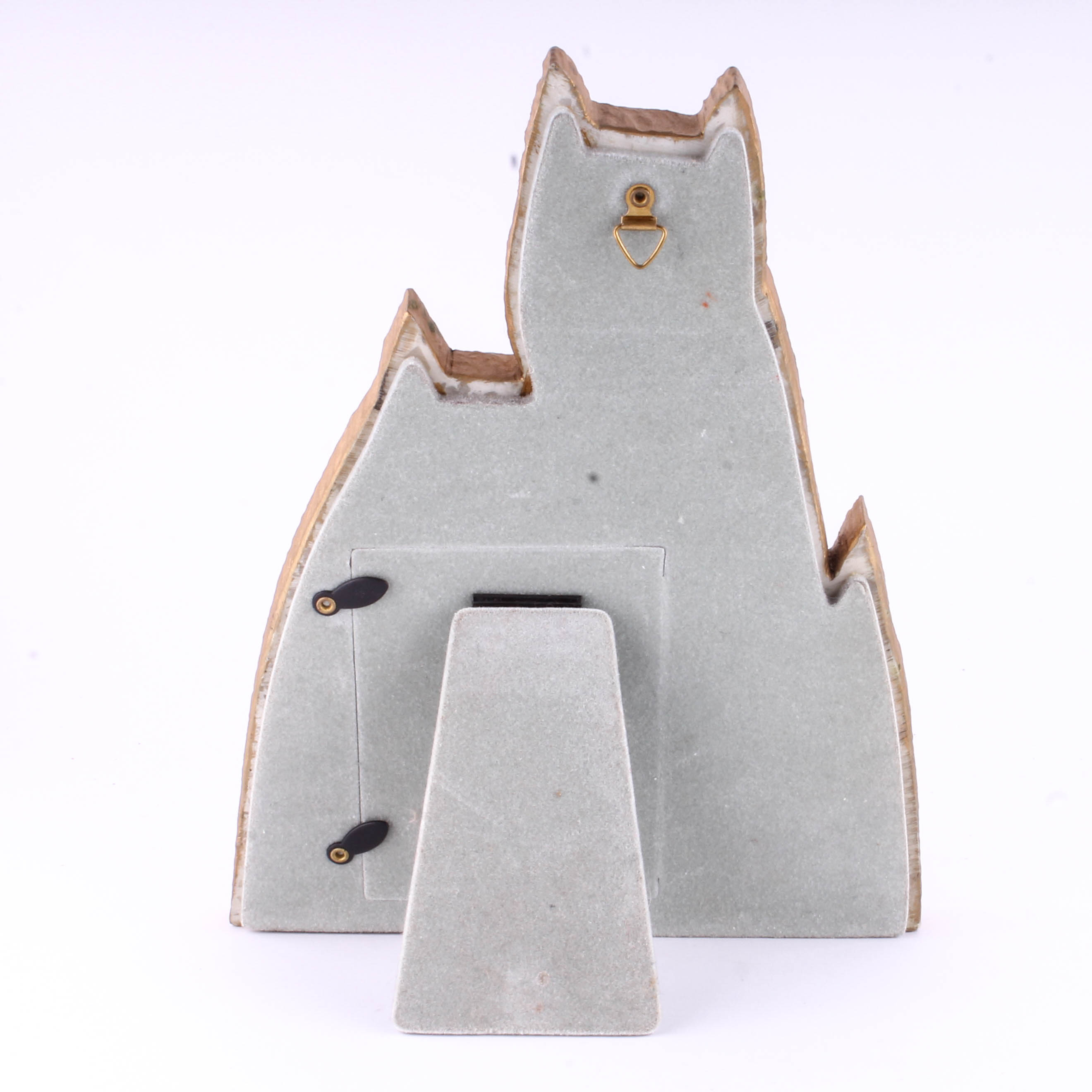 Assortment of Colorful Cat Decor