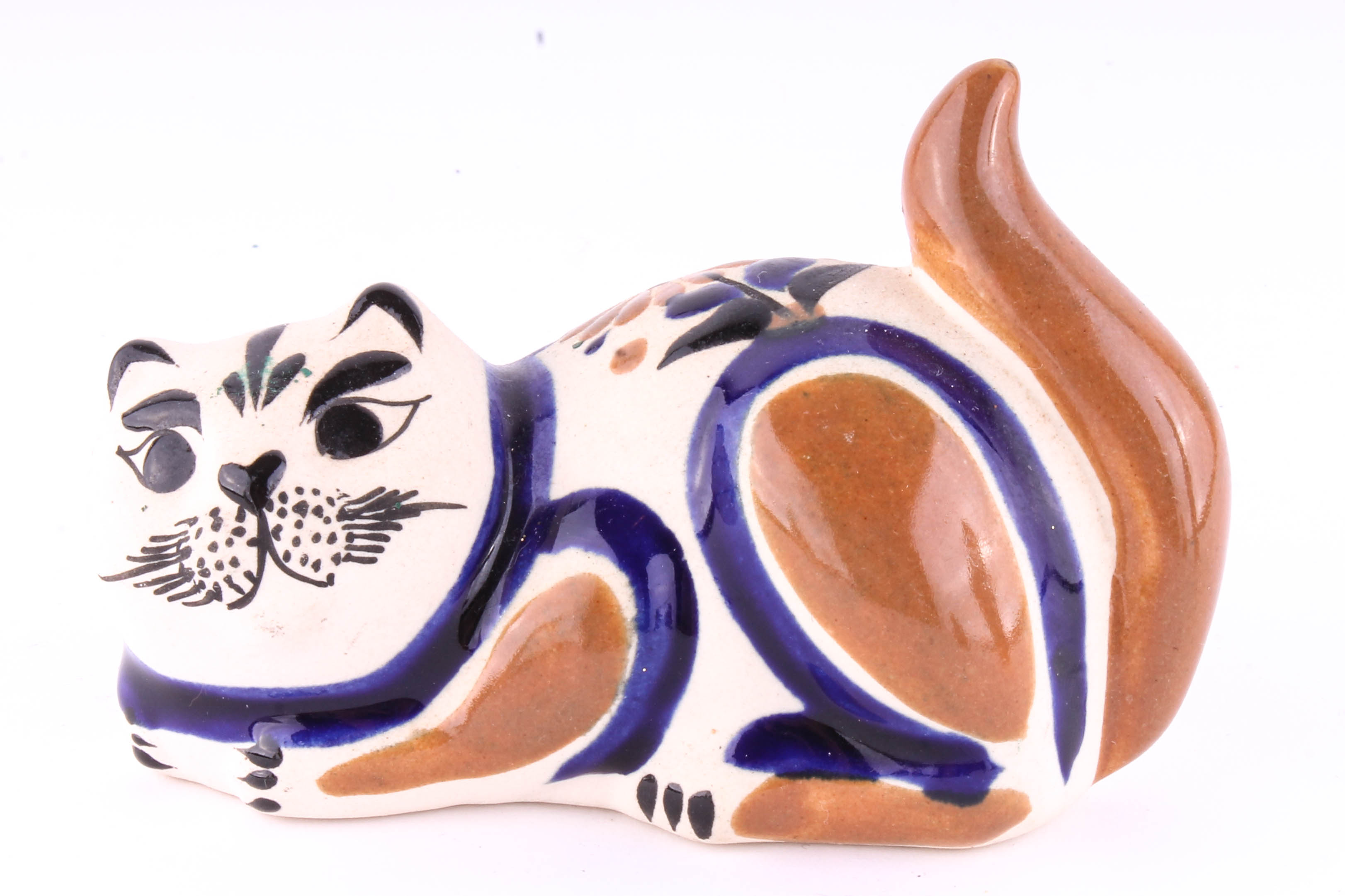 Assortment of Colorful Cat Decor