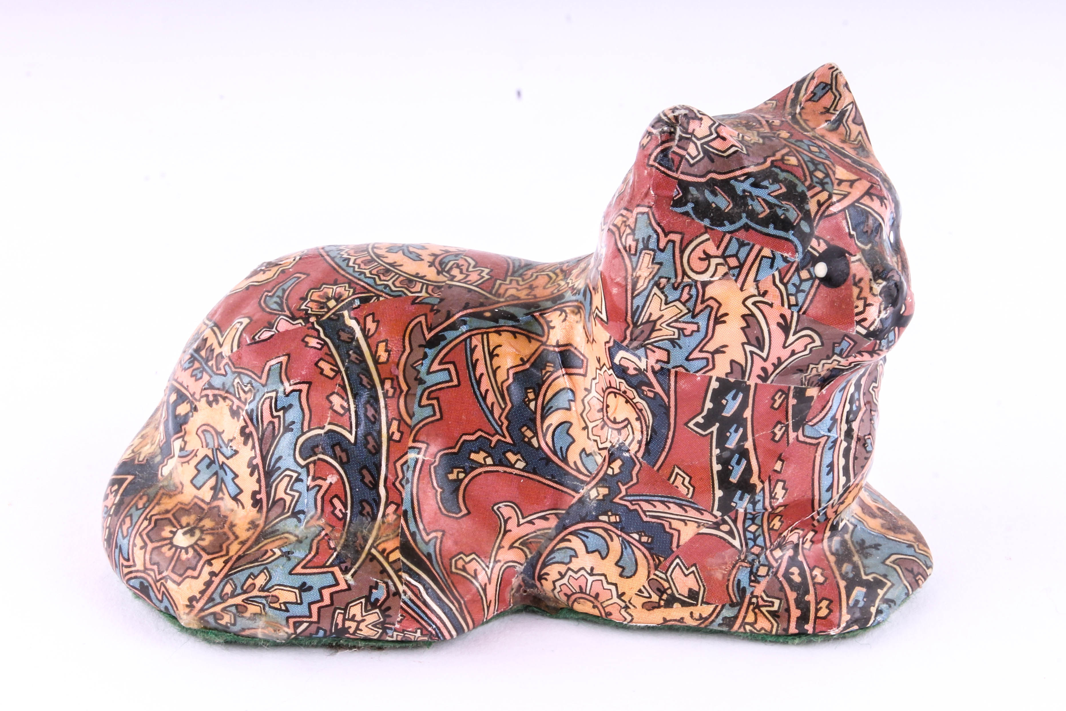 Assortment of Colorful Cat Decor