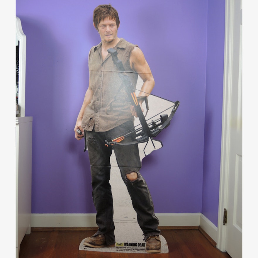 Walking Dead Life Size Cardboard Stand Up Advertising Sign