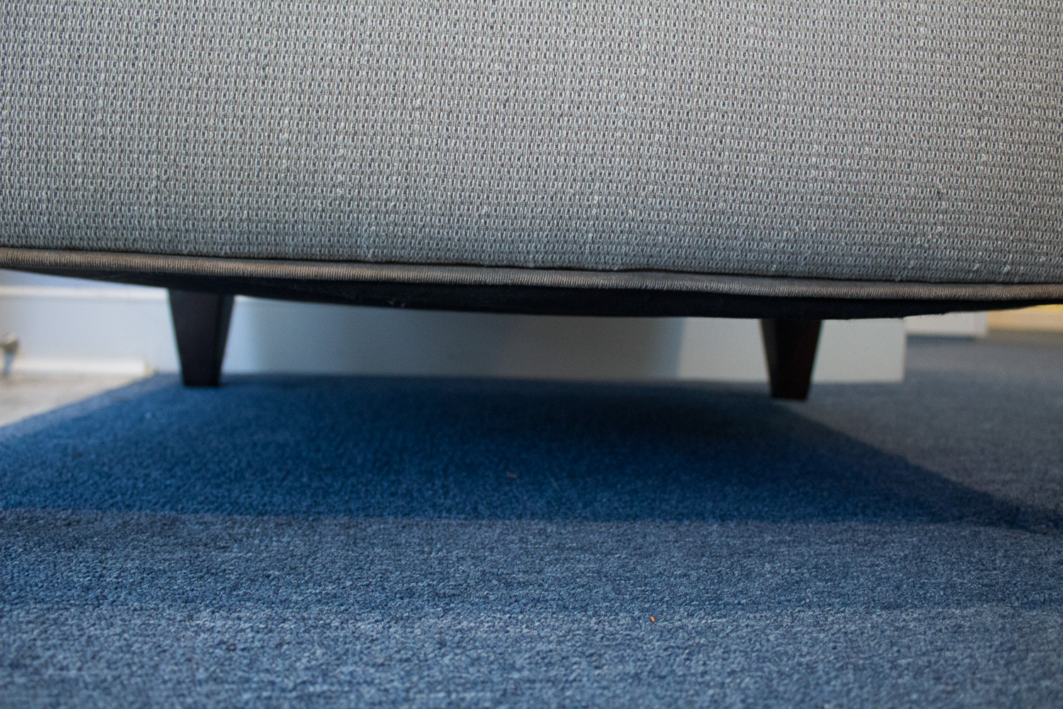 Ethan Allen Upholstered Chair and Ottoman