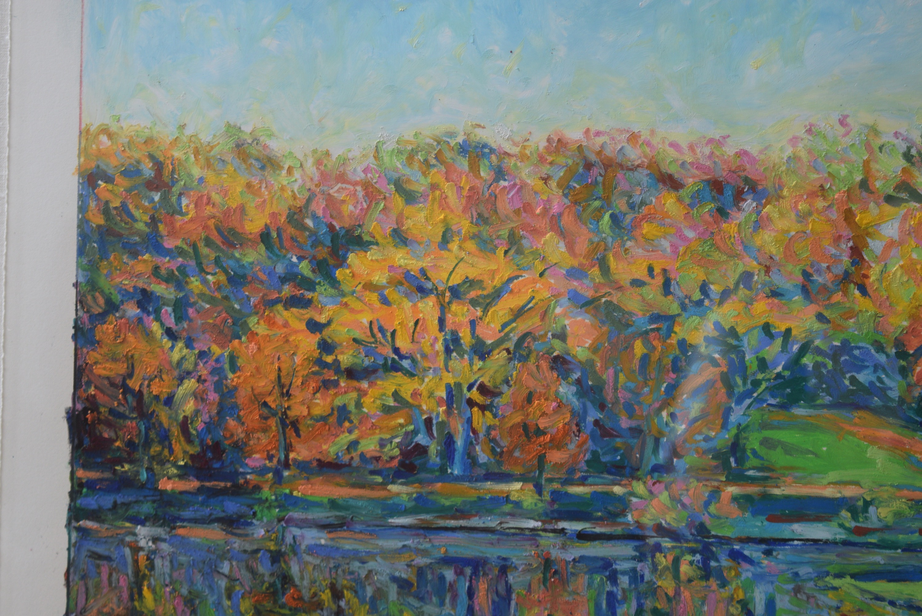 John Kluesener Original Oil Pastel Drawing