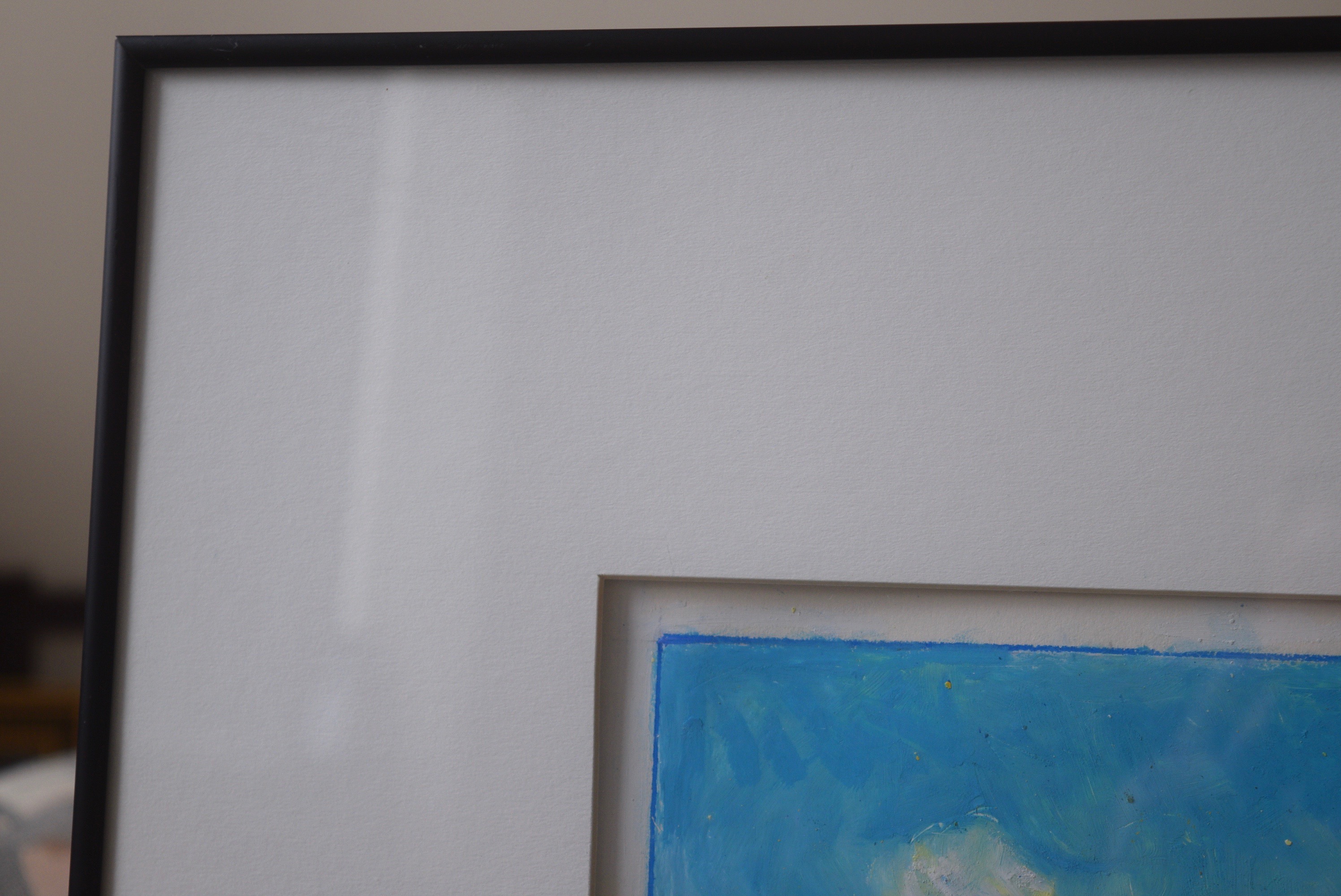 John Kluesener Original Oil Pastel Drawing