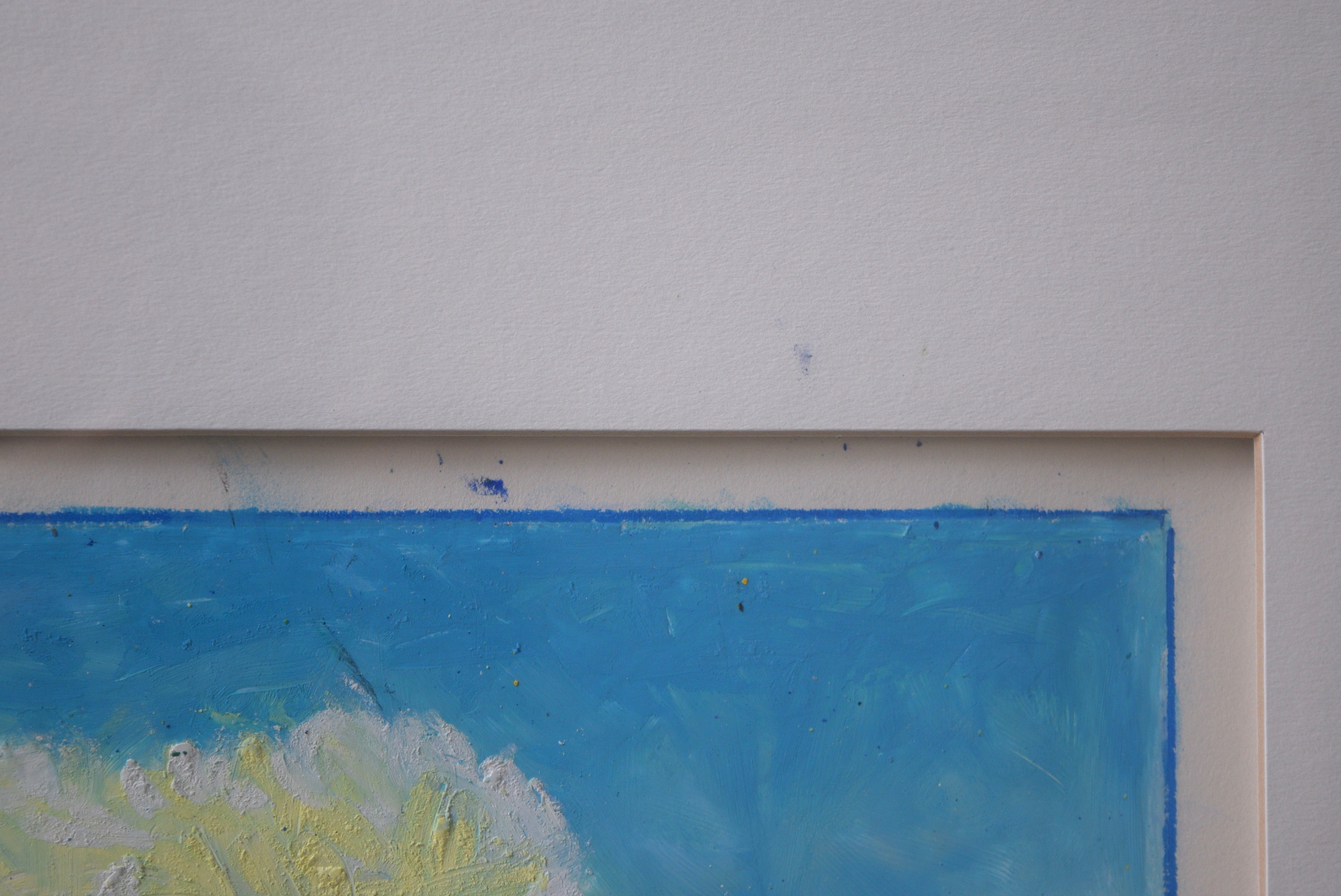 John Kluesener Original Oil Pastel Drawing