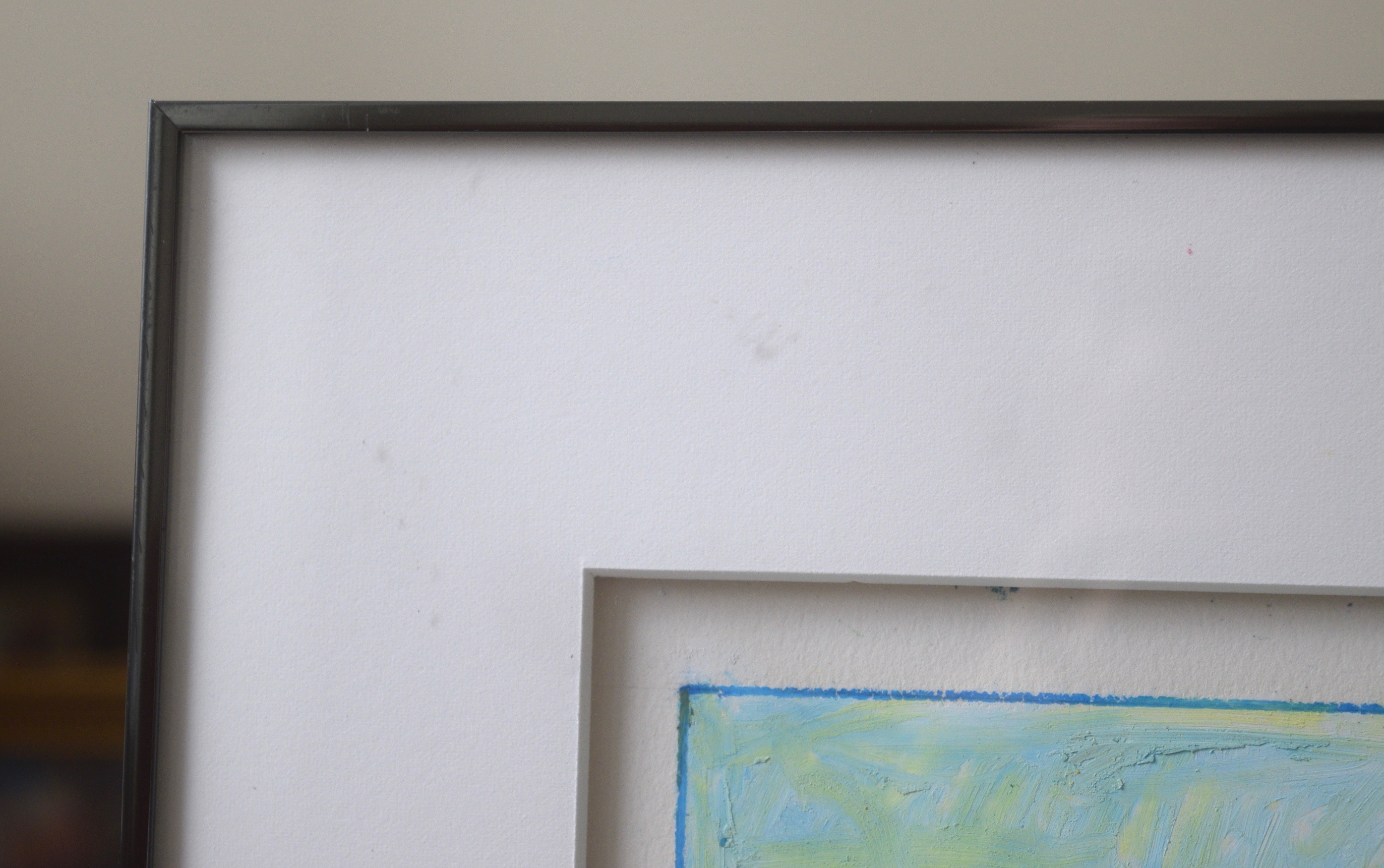 John Kluesener Original Oil Pastel Drawing