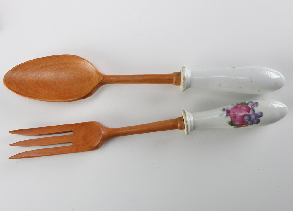 Selection of Wood and Ceramic Kitchen Items