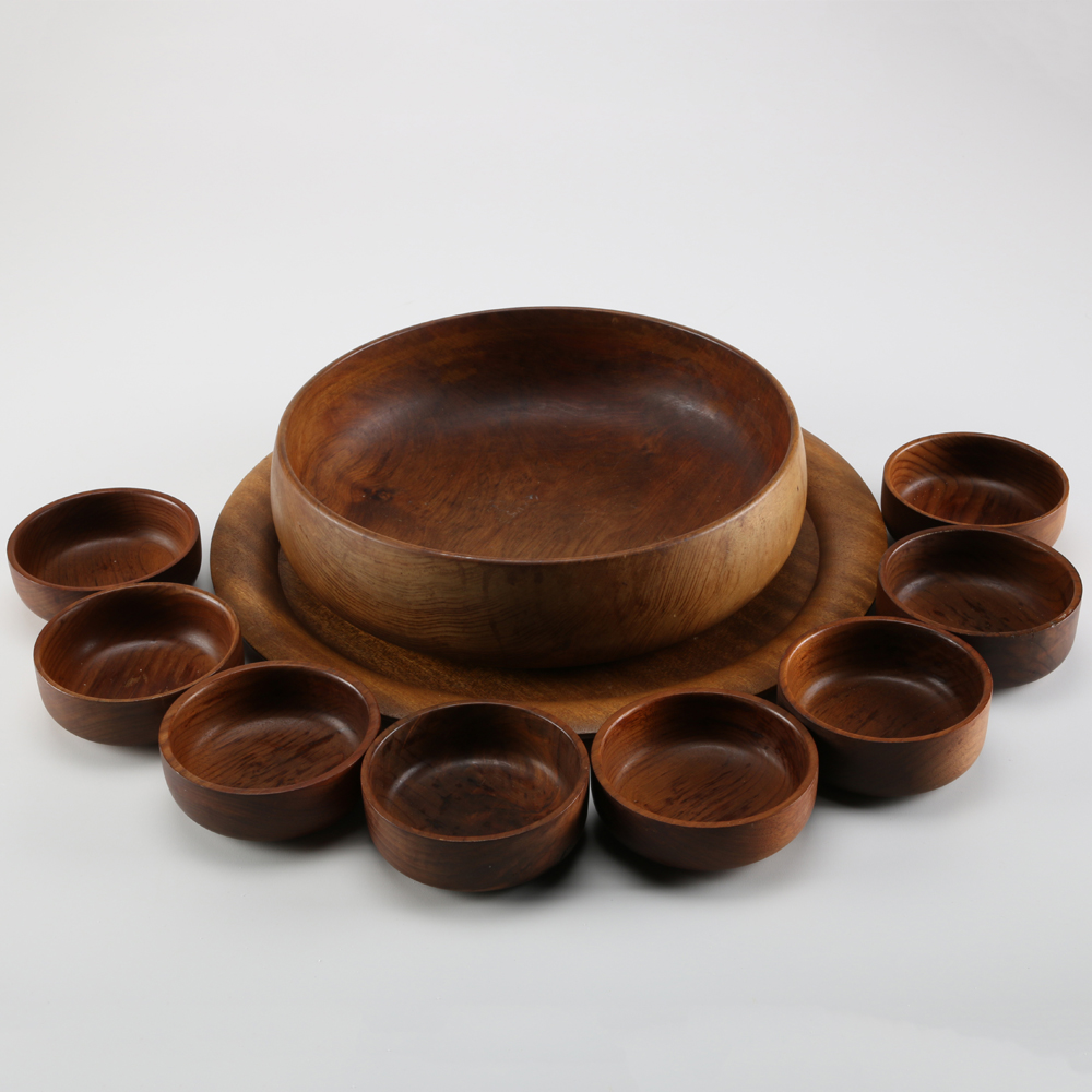 Wood Salad Set and Platter
