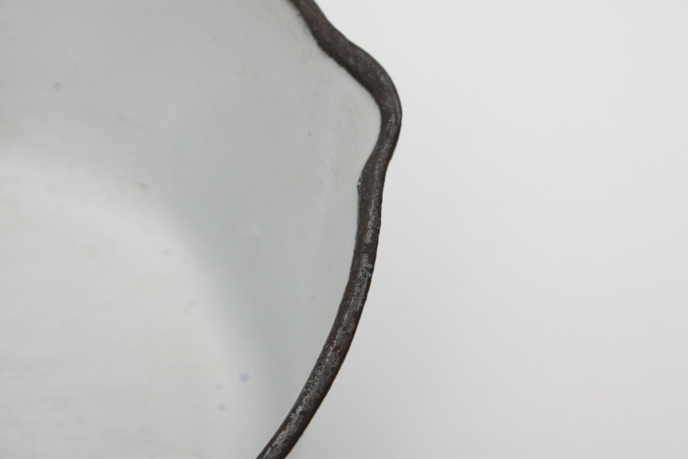 Vintage Pair of Enamelware Pots