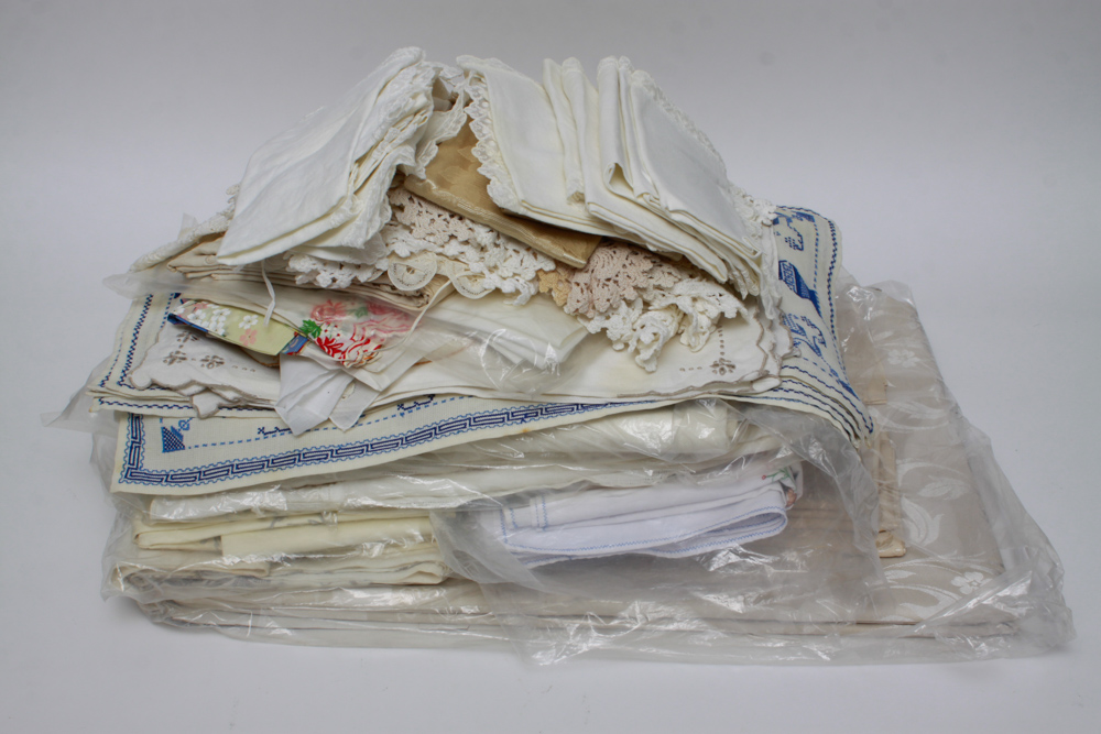 Vintage Table Linens and Crocheted Doilies