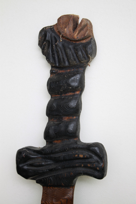 Decorative Carved Wood Sword