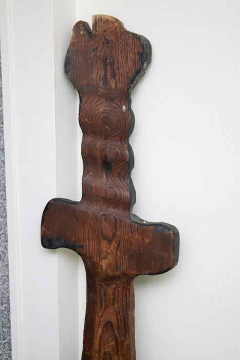 Decorative Carved Wood Sword