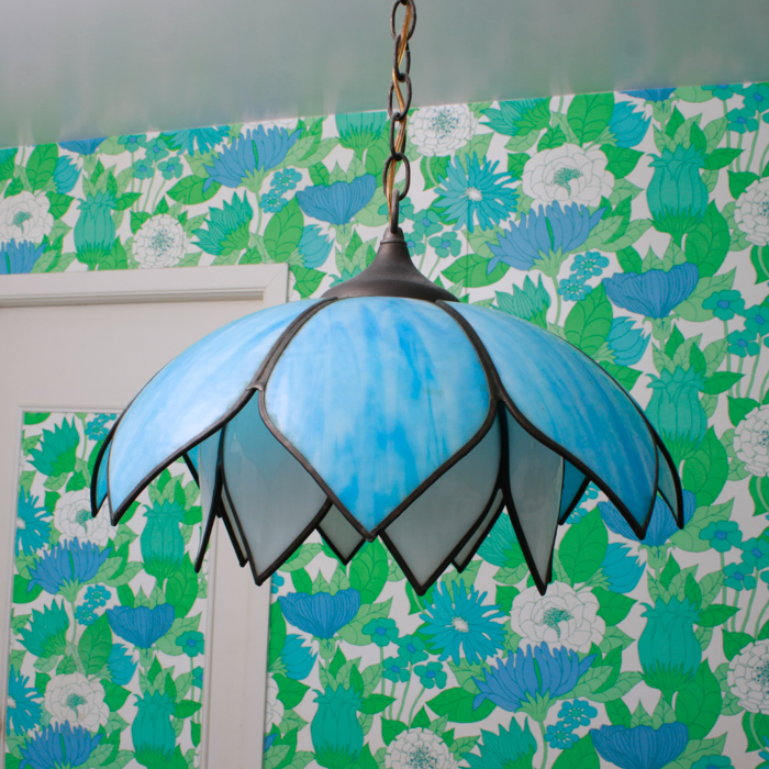 Stained Glass Pendant Light Fixture