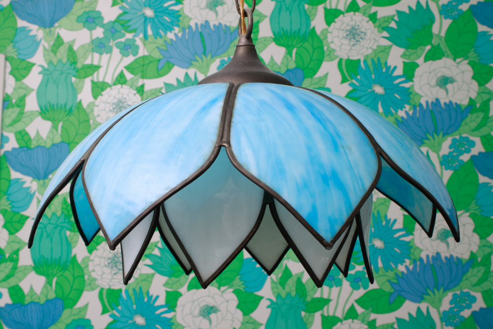 Stained Glass Pendant Light Fixture