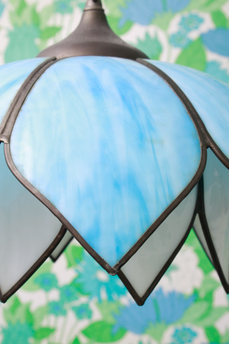 Stained Glass Pendant Light Fixture