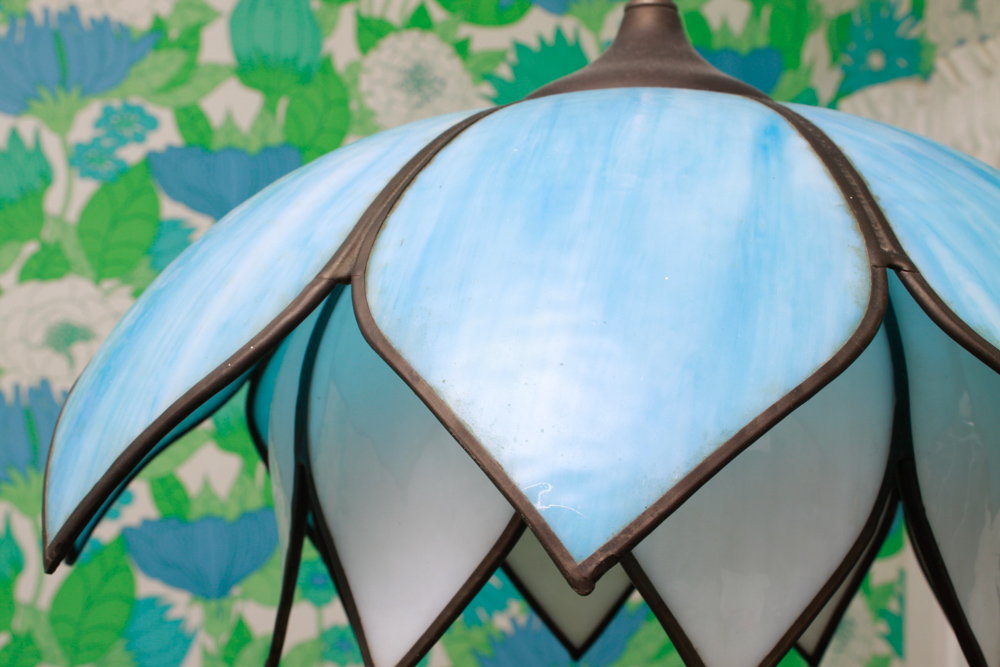 Stained Glass Pendant Light Fixture