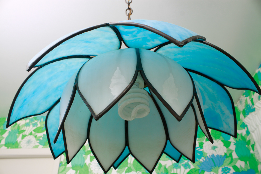 Stained Glass Pendant Light Fixture