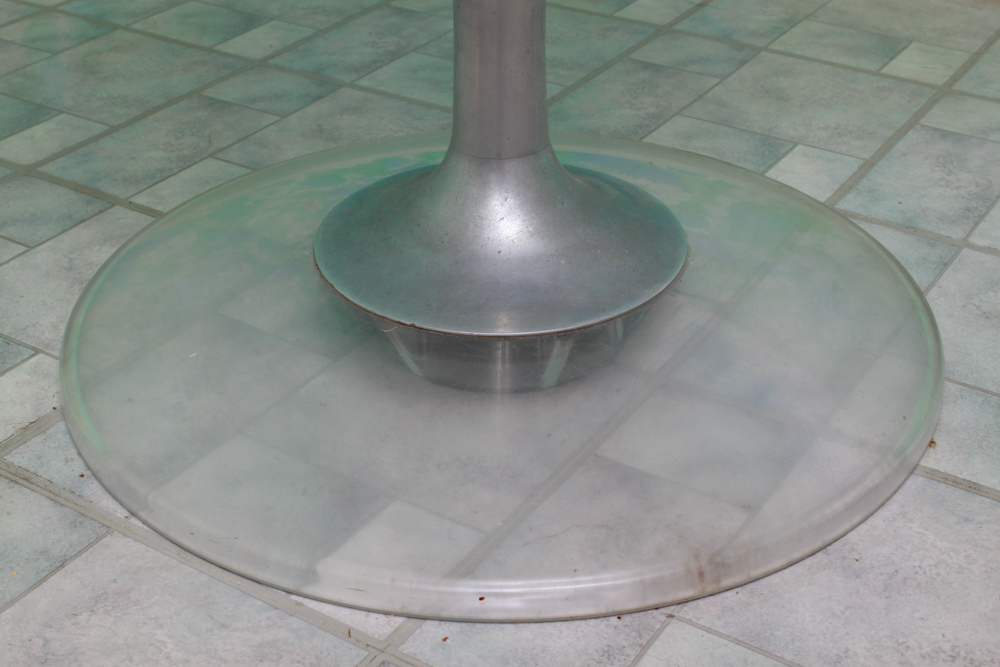 Chromcraft Mid-Century Modern Glass Top Table