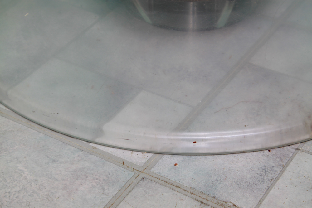 Chromcraft Mid-Century Modern Glass Top Table