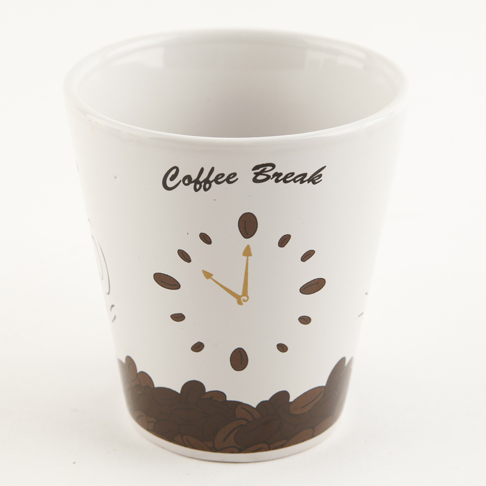 Set of Nine "Coffee Break" Coffee Mugs by Trisa