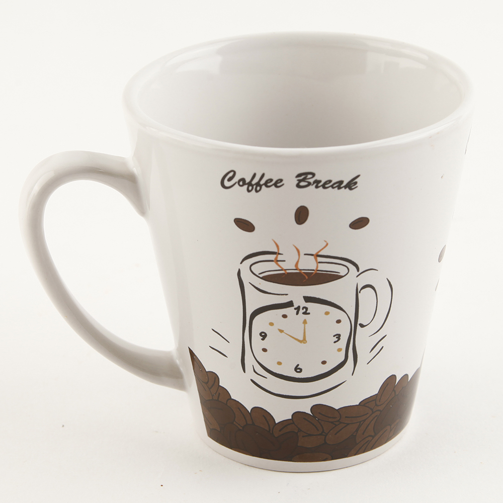 Set of Nine "Coffee Break" Coffee Mugs by Trisa
