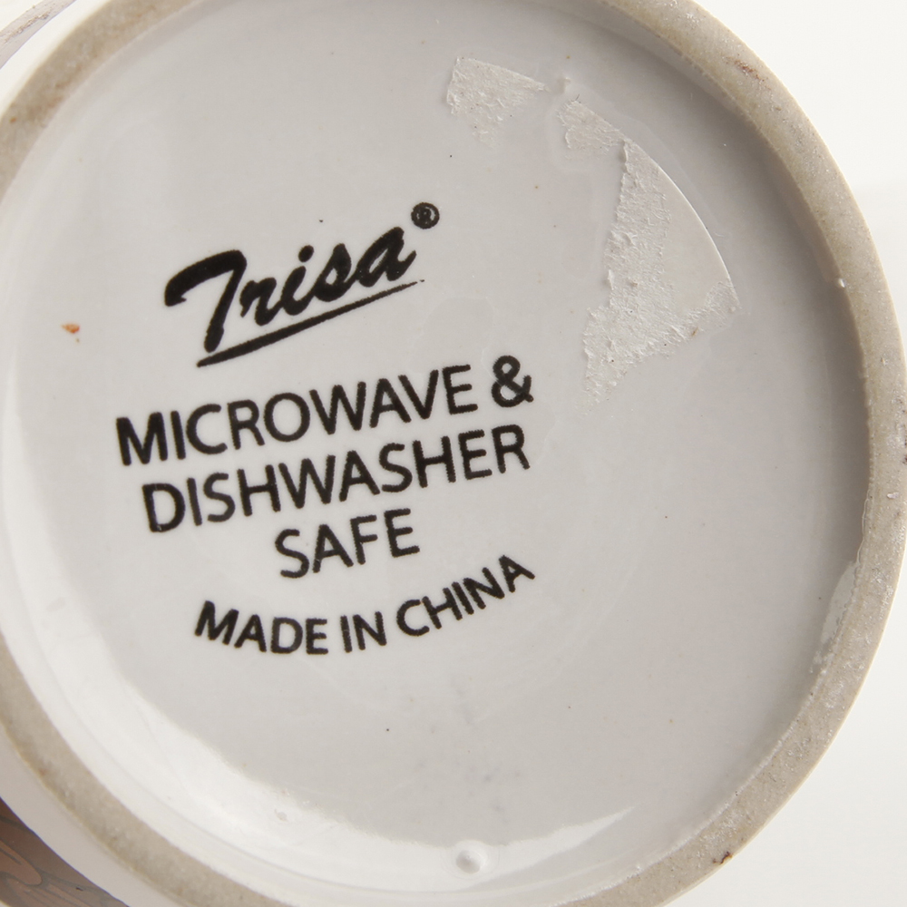 Set of Nine "Coffee Break" Coffee Mugs by Trisa