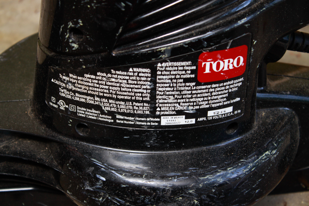 Toro Super Blower Vac and Black&Decker Hedge Hog Trimmer