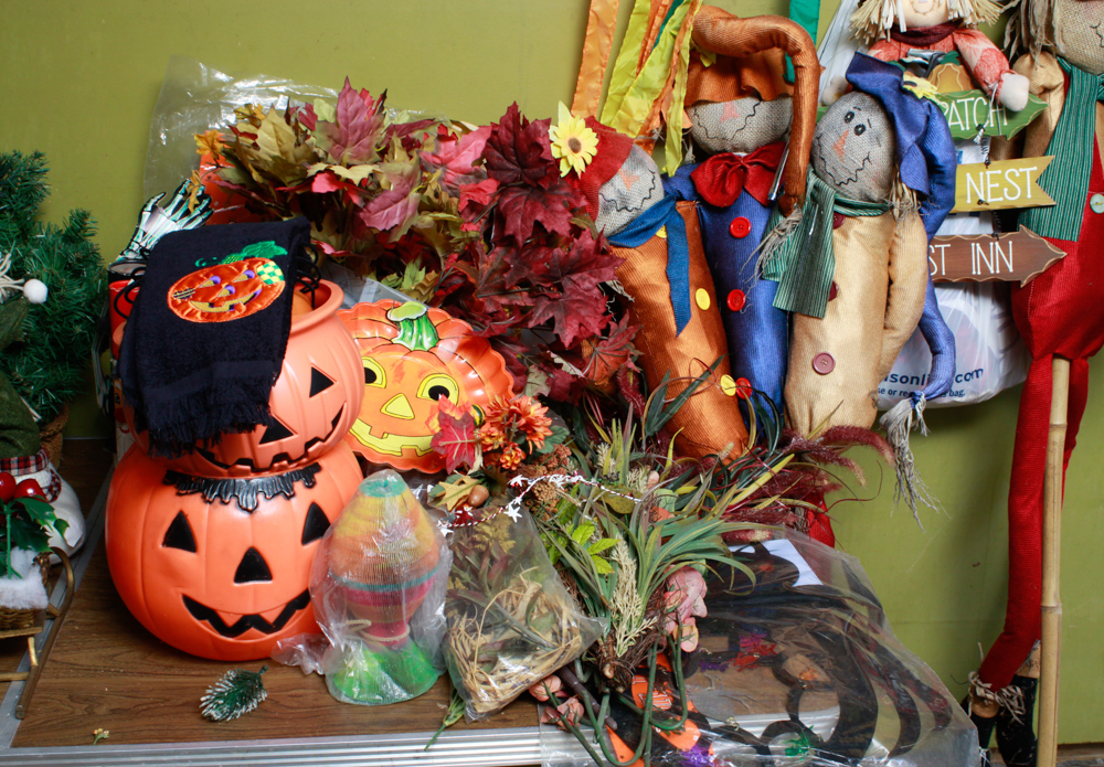 Assorted Halloween and Autumn Décor