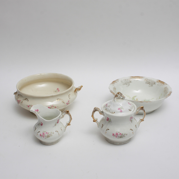 Antique Warwick China Pieces