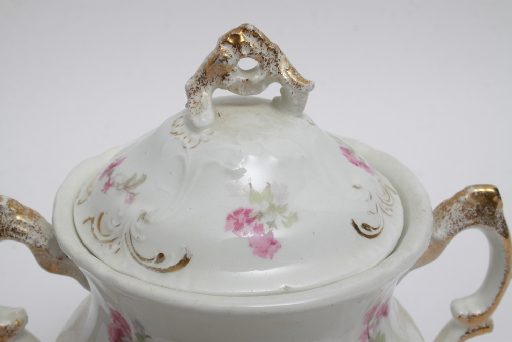 Antique Warwick China Pieces