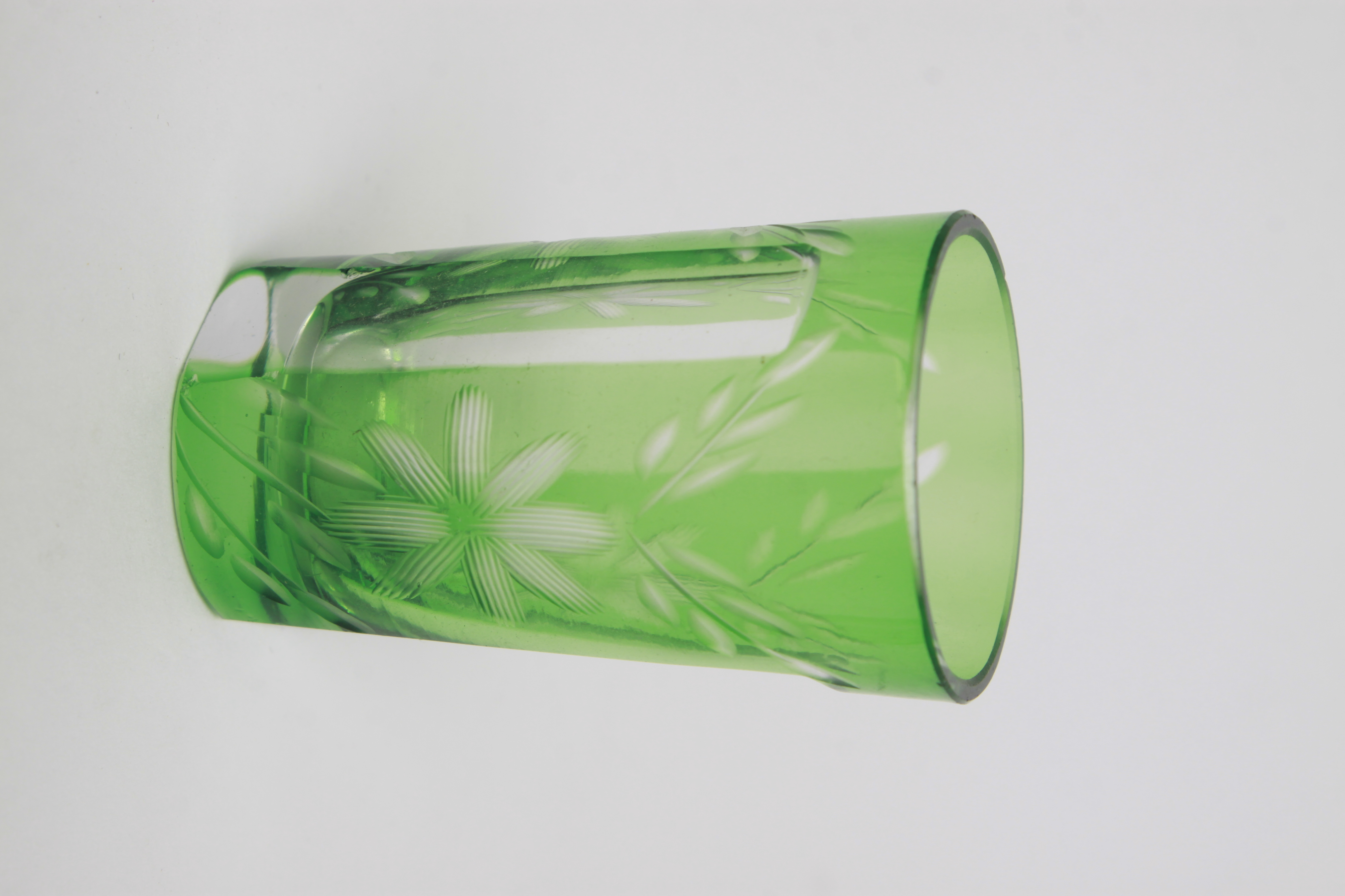 Emerald Cut-to-Clear Crystal Decanter Set