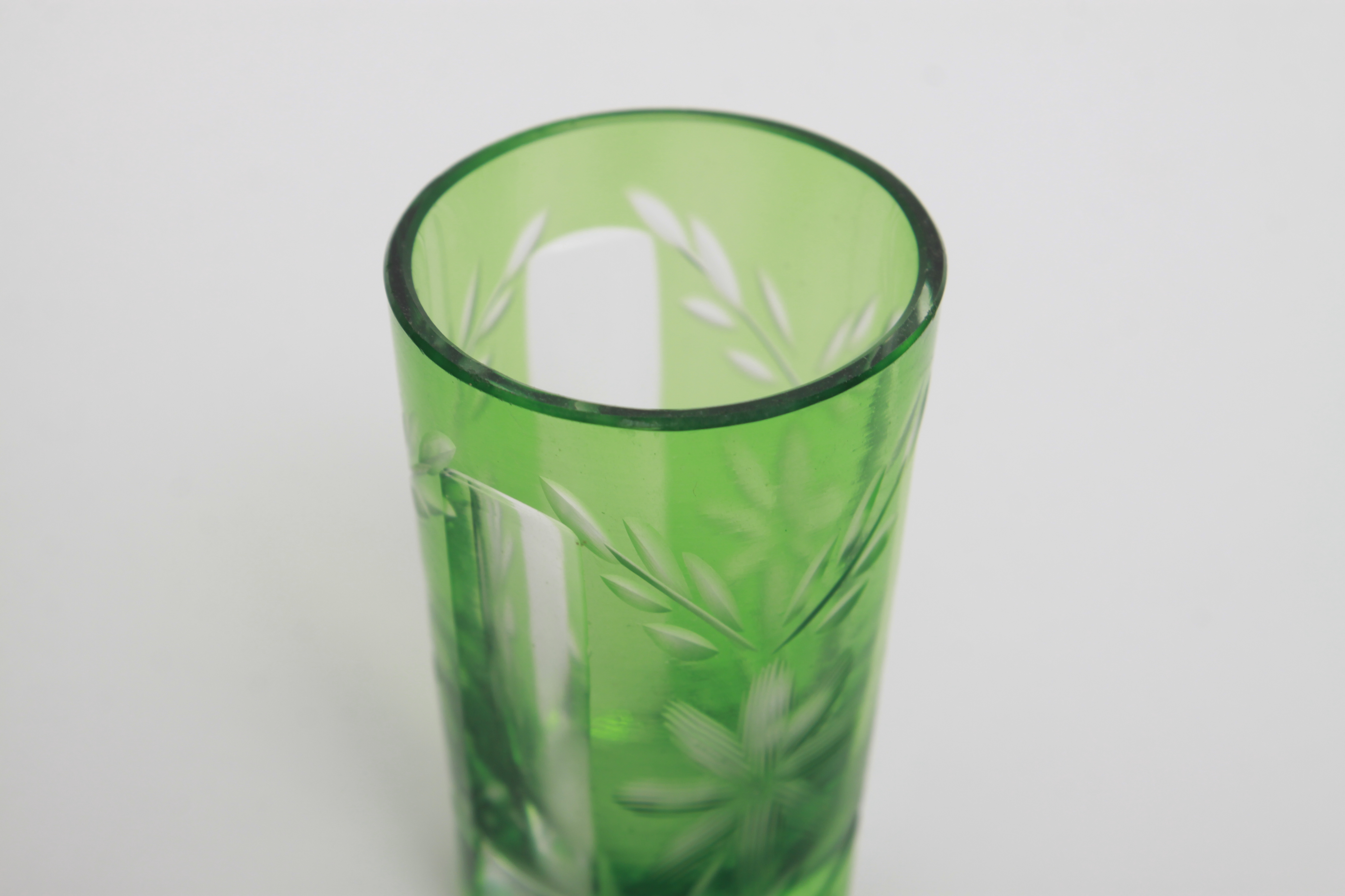 Emerald Cut-to-Clear Crystal Decanter Set