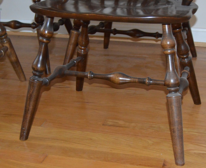 Four Vintage Hale of Vermont Windsor Chairs